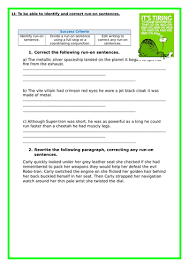 And it was a lot of fun. Ks2 English Run On Sentences Worksheet And Presentation Teaching Resources