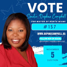 🗳️ The countdown is on! Just 4 days until Election Day! North Miami, let's  come together for a brighter future for all our districts