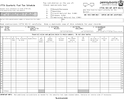 ifta 101 ifta quarterly fuel tax schedule free download