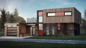 Maison En Ossature Bois Design Brique Noire Sans Joint Au Rdc Bardage Bois A L Etage Su Bardage Bois Constructeur Maison Constructeur De Maison Individuelle