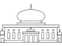 Free download buku mewarnai pdf. Gambar Masjid Hitam Putih Untuk Diwarnai Nusagates