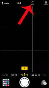 Frame your shot and tap the shutter button. How To Set A Camera Timer On The Iphone 5 Solve Your Tech