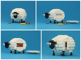 Shaun The Sheep Lego Projects Lego Custom Minifigures Lego Design