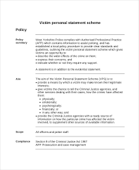Why your policing personal statement is so important. Free 6 Sample Victim Statement Templates In Ms Word Pdf