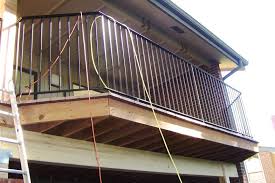 We recommend spacing the in most cases, it is desirable to transition the handrail past the last stair, with a horizontal. Railing Denver Colorado Deck Patio Stair Railing