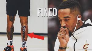 J r smith supreme tattoo. Jr Smith Threatened With Fine Each Game His Tattoo Isn T Covered 98 1 Kdd