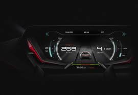 automotive ux blitz red concept lisn design