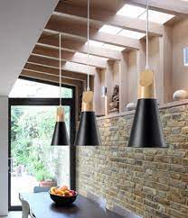 The motif 3 light led multi light pendant is a simple and stunning addition to spaces that was inspired by the multitude of configurations it can c. Buy Black Wood Metal Cone Chandelier Pendant Lamps Fixtures Ceiling Light Lighting At Affordable Prices Free Shipping Real Reviews With Photos Joom