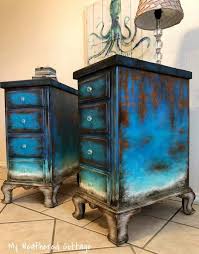Pin By Lisa Rubin On Chalk Paint Rustic Painted Furniture Funky Furniture Painted Furniture