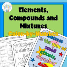 Musa may 28, 2017 worksheets no comments. Elements Compounds And Mixtures Color By Number Compounds And Mixtures Physical Science High School Life Science High School