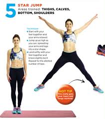 Star Jumps Without The Squat Star Jumps Star Jump Star Shape
