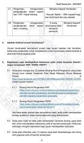 Hebahan Muat Turun Borang Permit Pergerakan Pkp Dan Pkpb Bagi Tujuan Rentas Negeri Atau Daerah Info Awam