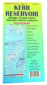 amazon com gmco 10500ps lake gaston map by gmco sports