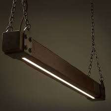 Aged Cypress Beam Led Pendant Light Id Lights Led Pendant Lights Led Lighting Diy Wooden Chandelier