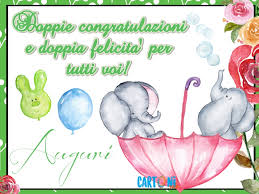 Auguri Nascita Gemelli Cartoni Animati