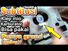 Ganti karburator standar honda supra fit x dengan bawaan supra x125, bisa mendongkrak stamina. Subtitusi Klep Mio Sporty Pakai Klep Grand Youtube