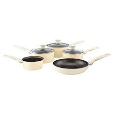 Data for the 2019 saucepan sets report. Tesco Direct Tesco Aluminium Non Stick Pan Set Cream 5 Piece Pan Set Tesco Non Stick Pan