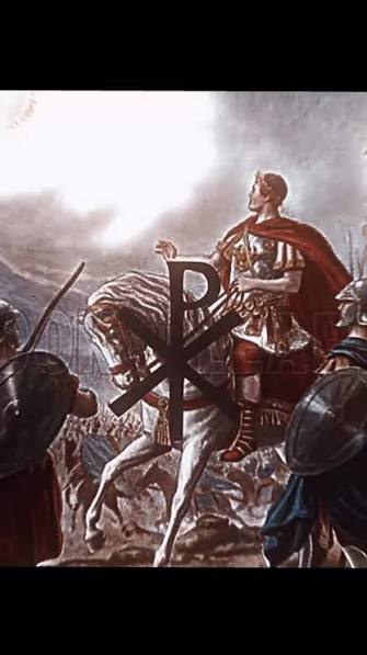 Constantine and the cross ✝️, Eusebius and Lactantius provided direct  accounts of Emperor Constantine’s vision before the Battle of the Milvian  Bridge in 312 AD. Lactantius described Constantine ...