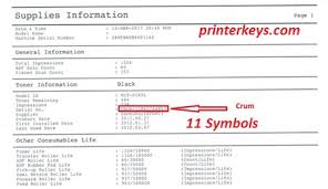 You must follow the guide provided below on a device running on windows. Find Crum Samsung Ml 2160 Printer Reset Keys