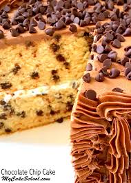 Try substituting m&ms for the chocolate chips. Chocolate Chip Cake Recipe My Cake School