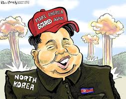 Do you like this video? Hands On Wisconsin Kim Jong Un Makes America Scared Again Opinion Cartoon Madison Com