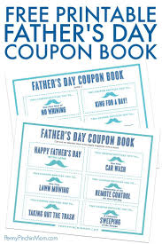 Printable Father S Day Coupon Book Coupon Book Printable Coupon Book Father S Day Printable