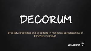 How To Pronounce Decorum In American English Youtube