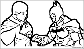 Color them in online, or print them out and use crayons, markers, and paints. Batman Vs Superman 2 Coloring Pages Cartoons Coloring Pages Free Printable Coloring Pages Online