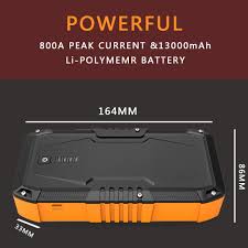800 amps Multi-Function Car Jump Starter Start 12V Car Engine Emergency  Battery Phone Power Bank Laptop cellphone Fast Charge - AliExpress