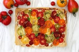 Tarte A La Tomate Et Ricotta Sur Feuille De Brick Plat Peu Calorique Recette Peu Calorique Recette Feuille De Brick