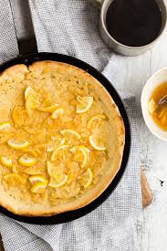 Dutch Baby with Meyer Lemon Maple Syrup | Naturally Ella
