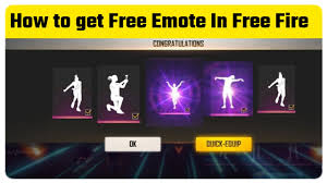 Garena free fire is one of the most popular free battle games this year. Free Emotes How To Get Emotes In Garena Free Fire 2021 Rahul Tech