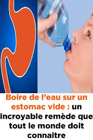 Boire De L Eau Sur Un Estomac Vide Un Incroyable Remede Que Tout Le Monde Doit Connaitre Smart Water Bottle Smart Water Water Bottle