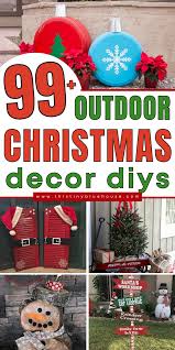 100 Best Festive Top Outdoor Christmas Decor Ideas Christmas Decorations Diy Outdoor Outdoor Christmas Decorations Cheap Christmas Decorations Outdoor