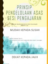 Prinsip Pengelolaan