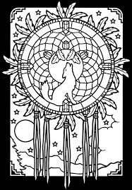 Dream catcher coloring pages for adults easy peasy and fun bagikan artikel ini. Printable Wolf Dream Catcher Coloring Pages Novocom Top