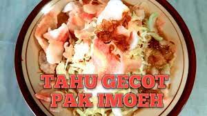 Tahu Gecot Pak Imoeh Sejak 1960 Youtube