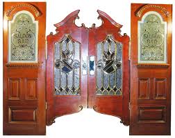 Saloon Doors Are A Pair Of Lightweight Swing Doors Often Found In Public Bars And Especially Associated With The Am Antique Bar Back Bar Design Western Saloon