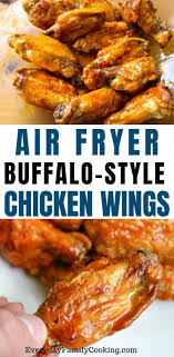 Air Fryer Chicken Wings With Buffalo Sauce Keto And Gluten Free In 2020 Air Fryer Chicken Wings Air Fryer Dinner Recipes Air Fryer Recipes Chicken