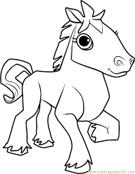 Click on the coloring page to open in a new window and print. Horse Animal Jam Coloring Page For Kids Free Animal Jam Printable Coloring Pages Online For Kids Coloringpages101 Com Coloring Pages For Kids