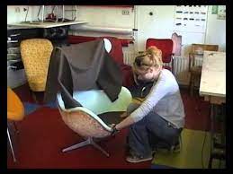 Wing chairs reupholstered egg harbor nj. Egg Chair Youtube