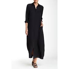 Theory Scenta Silk Maxi Shirt Dress Maxi Shirt Dress Maxi Shirts Long Sleeve Silk Dress