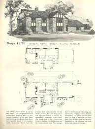 Vintage House Plans 1970s English Style Tudor Homes Grundriss See