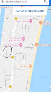 Harta mamaia pozitionarea hotelurilor pe harta. Pensiunea Armsea Mamaia Nord Contact Direct