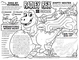 We are to plan make more colorings with dinosaurs. Experience Your Washington Pavilion Home Washington Pavilion