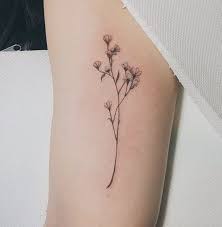 Wild Flowers Tattoo Tattoos Fake Tattoos Neck Tattoo