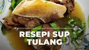 Tumis bumbu yang sudah dicincang. Resepi Sup Tulang Youtube