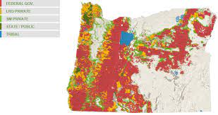 Oregon Land Ownership Map Oregon Department Of Forestry : About Oregon's Forests : Forest Benefits :  State Of Oregon