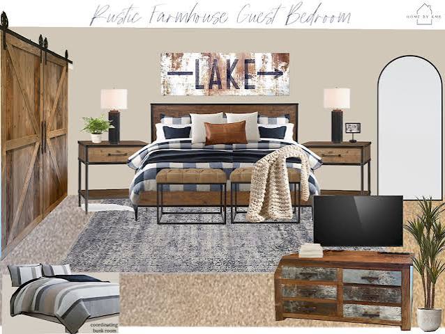 3 Rustic Farmhouse Bedroom Designs - HOME by KMB