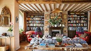 I'd been looking for something to put on the sofa table, and when i found this white doe and fawn, at an antiques/decor store, i knew they were just the. Colorful Eclectic Rustic Style English Country Home Youtube